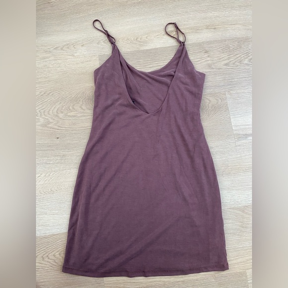 Lulus Fine Day Washed Burgundy Dress - Picture 8 of 9